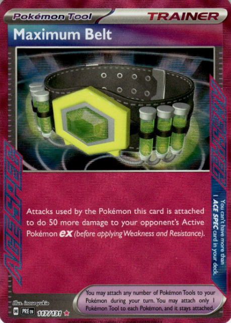 Producto - Maximum Belt - 117/131 - Prismatic Evolutions - Holo
