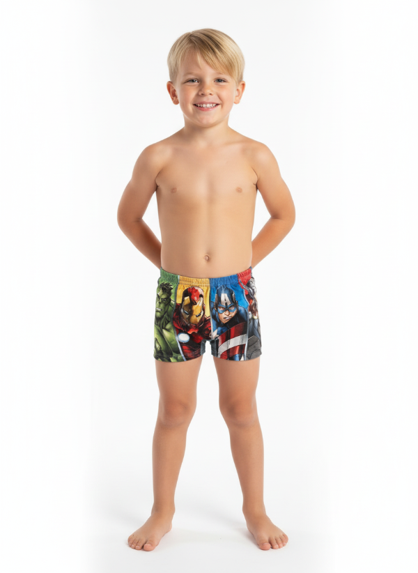 Producto - SUNGA LYCRA  AVENGERS . ANTICLORO Y FILTRO UV