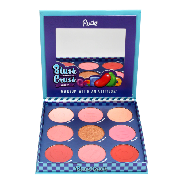 Producto - PALETA DE RUBORES BLUSH CRUSH / LEVEL UP RUDE COSMETICS - 1