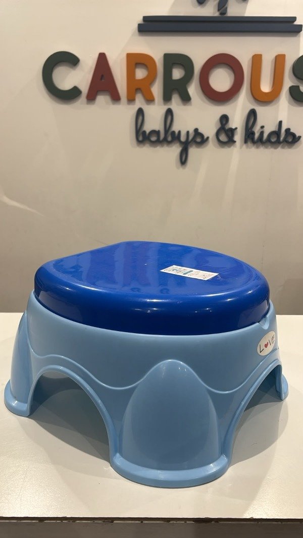 Producto - Pelela infantil celeste con tapa - 1