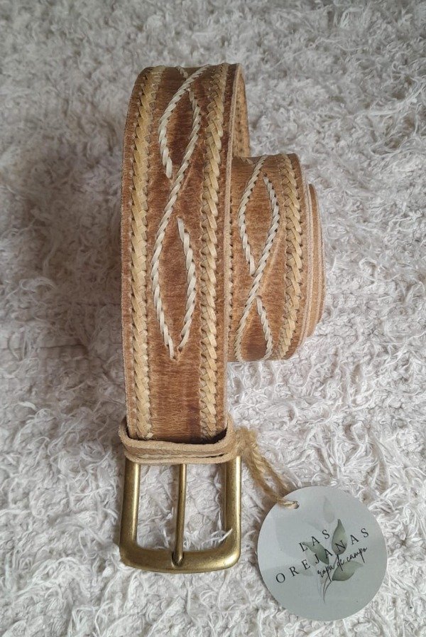 Producto - Cinturón Cuero Crudo 115 cm