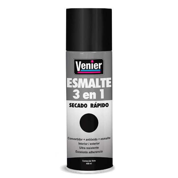 Producto - Aerosol Alta temperatura Venier 400ml Negro