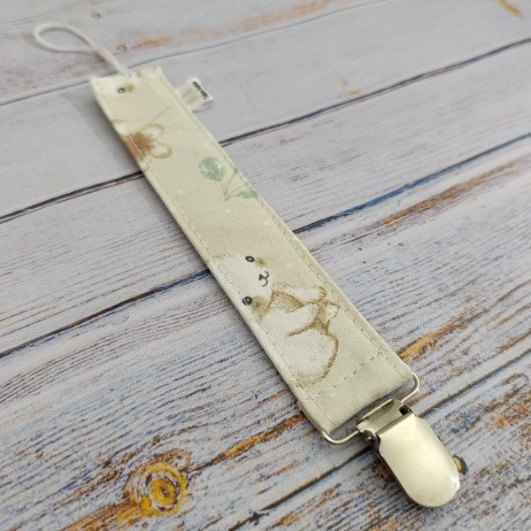 Producto - PORTA CHUPETES - conejito beige