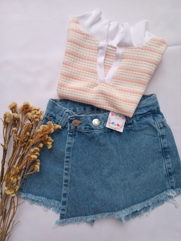 Producto - Short pollera azul