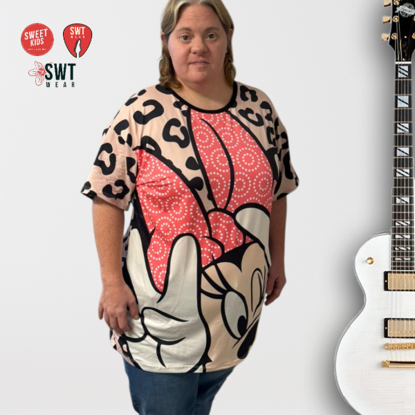 Producto - Remerón MINNIE Animal Print modal Soft