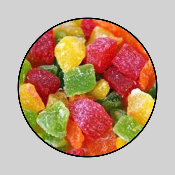 Producto - Ananá en Cubos Multicolor (x 1kg)