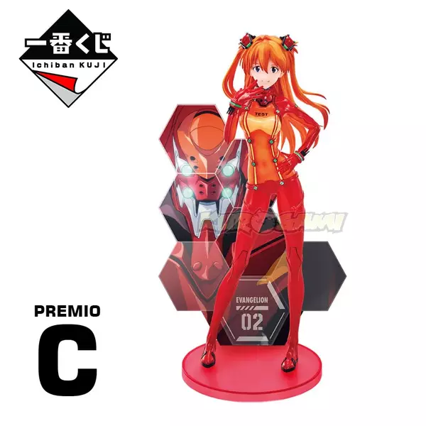 Producto - Figura Original Asuka Premio C - Evangelion - Ichiban Kuji - Bandai -21cm