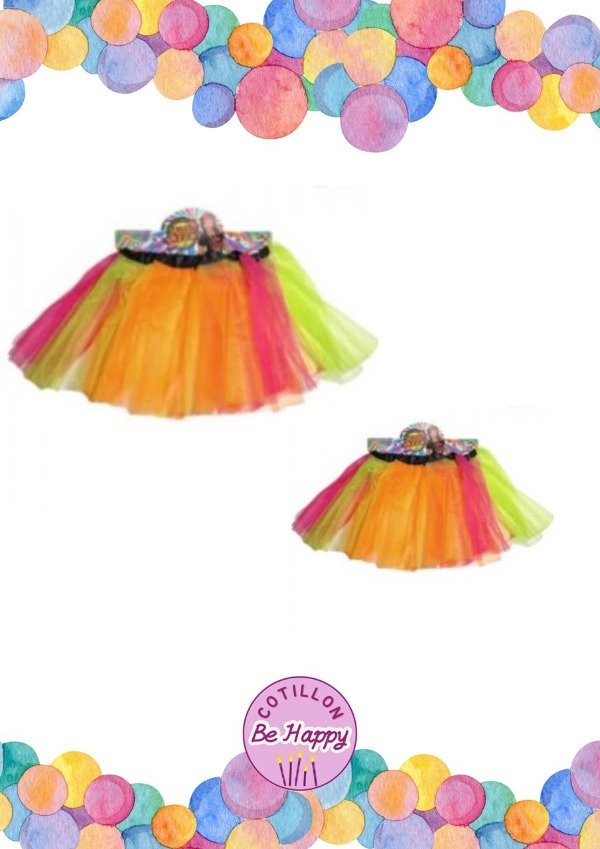 Producto - Tutu Fluo Multicolor