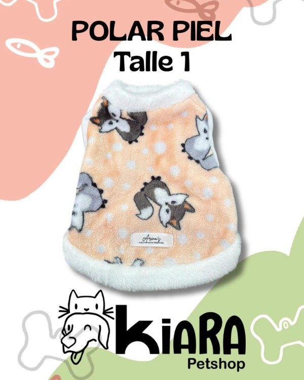 Producto - Polar Piel para Perros Chicos o Gatos