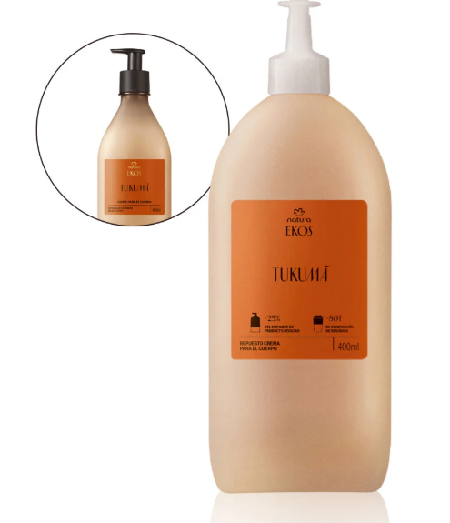 Producto - repuesto Crema hidratante corporal Ekos Tukumá - 400 ml - Ekos
