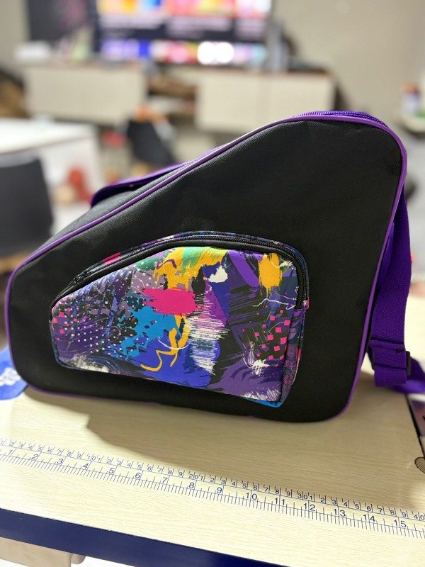 Producto - Porta Patines "Atomic" - Colores violeta