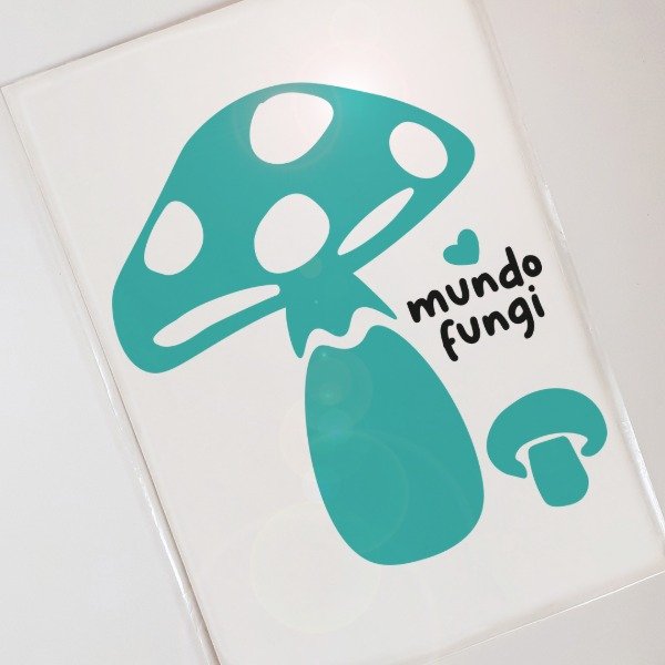 Producto - Vinilos decorativos - Mundo fungi - Colores varios