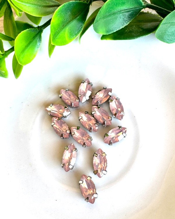 Producto - 5x10 NAVETTE MINI ROSA CLARITO OPAL