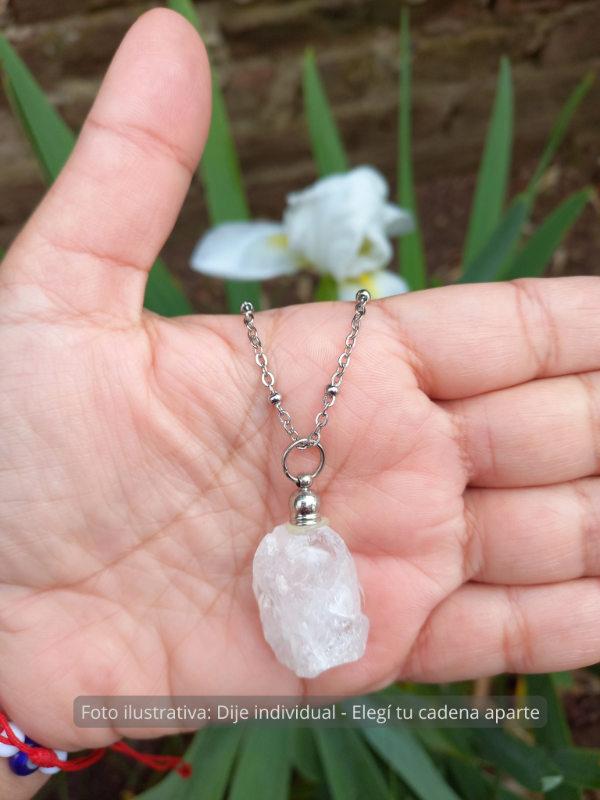 Producto - Dije Cuarzo Blanco - Tesoro en Bruto