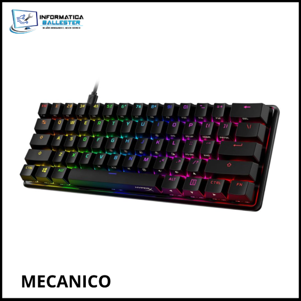 Producto - Teclado Mecanico Gamer Hyperx Alloy Origins 60 Pc Ps4 Xbox - 0