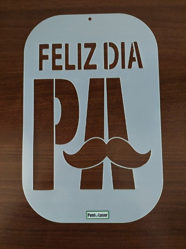 Producto - Stencil Dia del Padre - 20 x 30 cm - Feliz dia