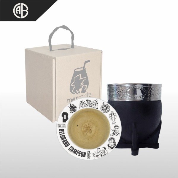 Producto - MATE CON GRABADO PERSONALIZADO EXCLUSIVO BELGRANO CAMPEÓN - 5