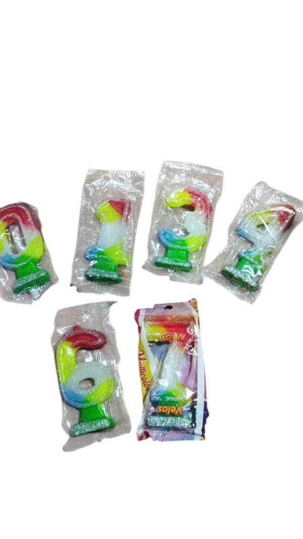Producto - VELA DE NUMEROS DE COLORES