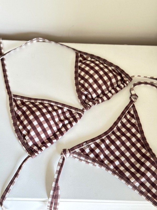 Producto - Bikini Sere Cuadrille chocolate - precio especial y regalito - - 0