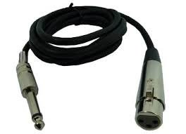 Producto - Cable Plug 6,5 Mono A Canon Hembra 5 Metros