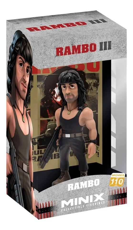 Producto - Minix Figura Rambo C/remera + Fusil Asalto 12 Cm