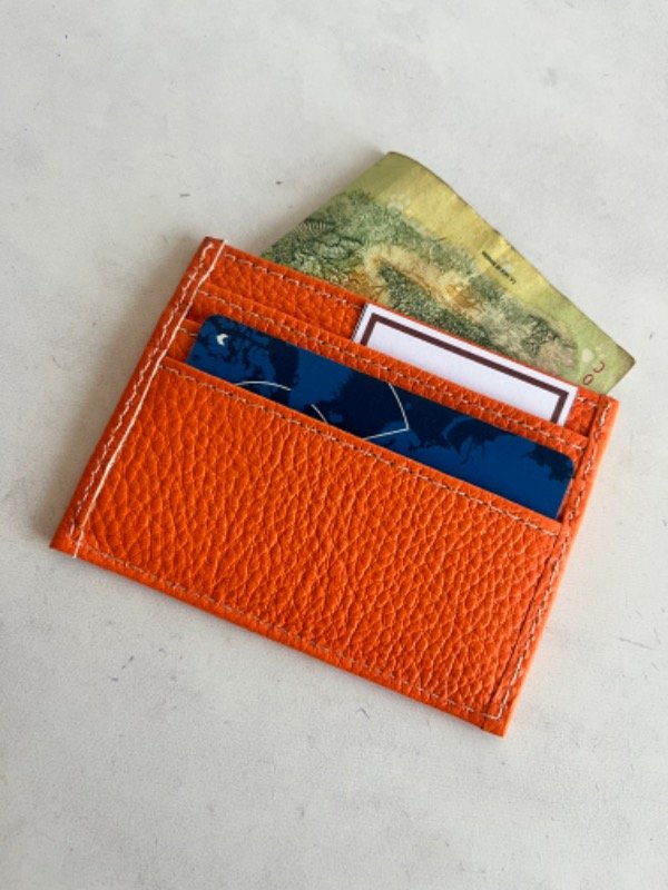 Producto - Tarjetero Elif Naranja
