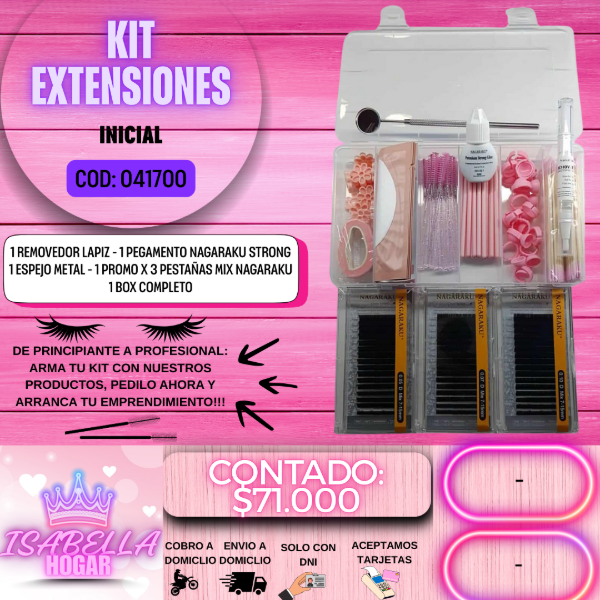 Producto - KIT EXTENSIONES INICIAL