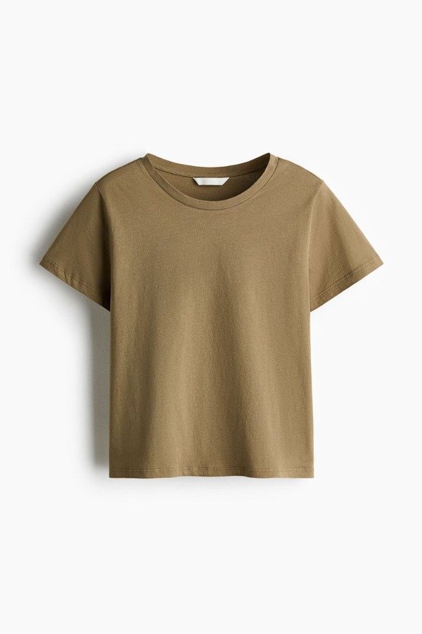Producto - Remera HyM básica verde mujer - 0
