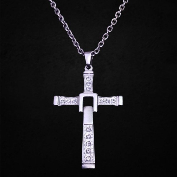 Producto - Collar Cruz artuculada al medio