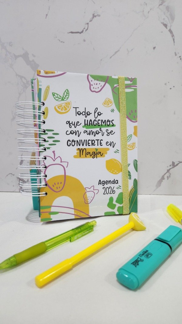 Producto - Agenda Diaria 2026 Limones (SE HACE A PEDIDO )