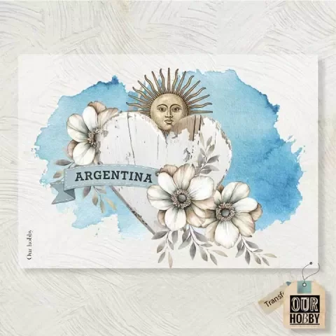 Producto - Lámina DTF TEXTIL Colección Orgullo Argentino OH - 329