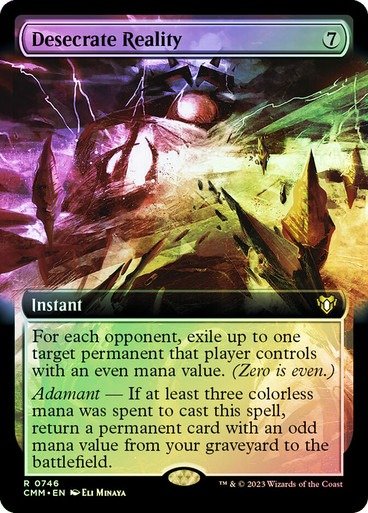 Producto - Desecrate Reality (Extended Art Foil)