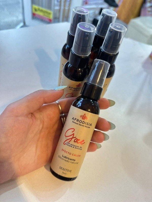 Producto - Aceite siliconado efecto calor - afrodisia