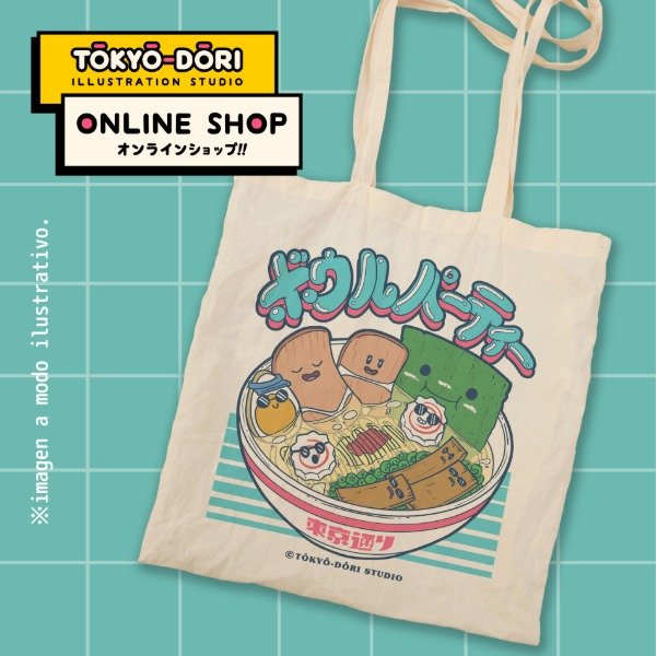 Producto - Totebag Ramen Bowl Party