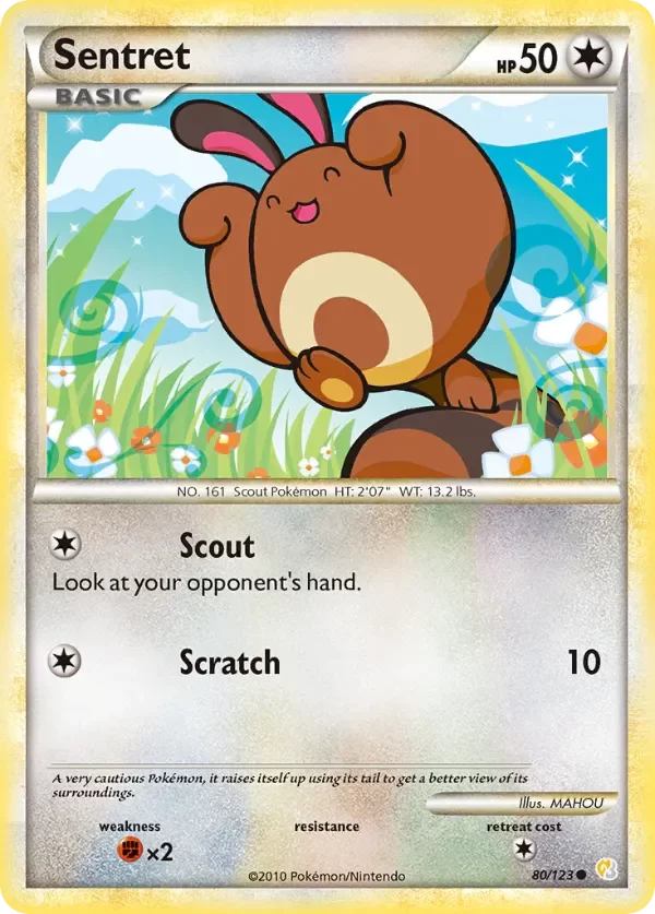 Producto - Sentret 80/123 HeartGold and SoulSilver: Base Set