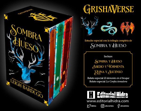 Producto - ESTUCHE SOMBRA Y HUESO - LEIGH BARDUGO - 1
