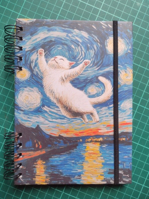 Producto - Agenda Gato 2026 Semana a la Vista Sin Horario Tapa Dura