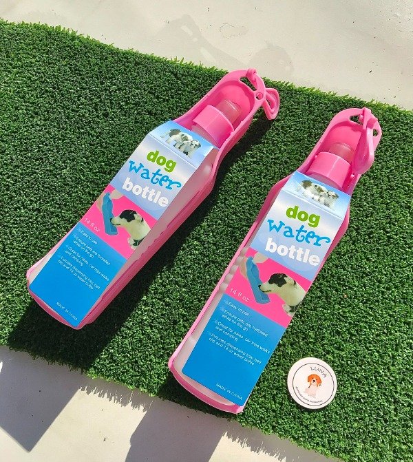 Producto - Bebedero portátil 500cc Rosa