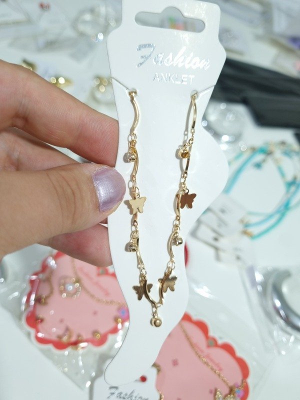 Producto - Tobilleras Mariposa Metal - 1