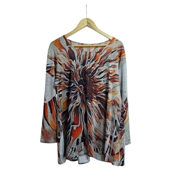 Producto - Remerón ecase en Lanilla Sublimado. Talle 50/54 - 3