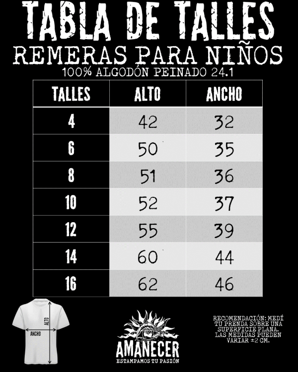Producto - Remera de niños - 1