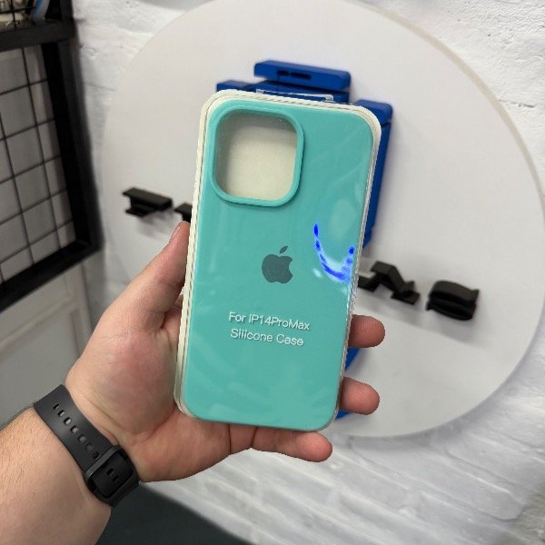 Producto - Silicone Case Verde Agua - iPhone 14 Pro Max