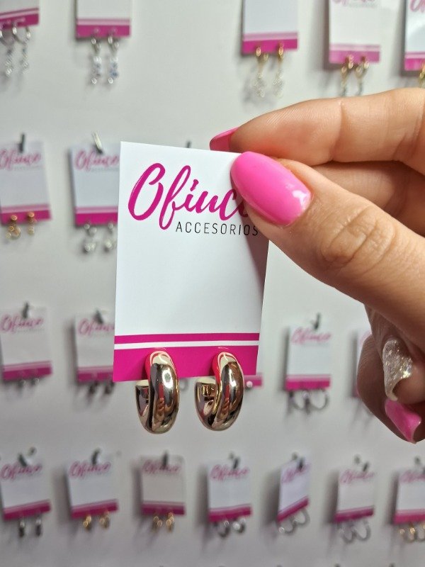 Producto - Aros chunky G gold