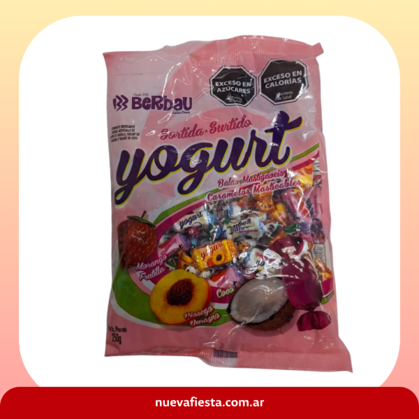 Producto - Caramelos Berbau Yogurt 50u