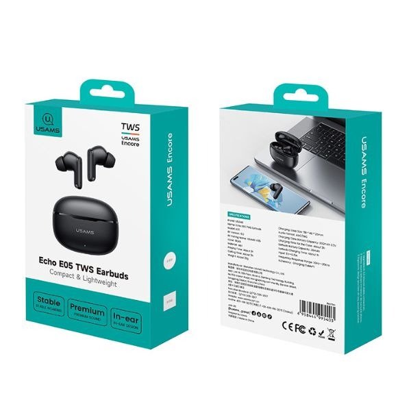 Producto - AURICULAR - ECHO E05 TWS EARBUDS BT6.0 "USAMS" - 3