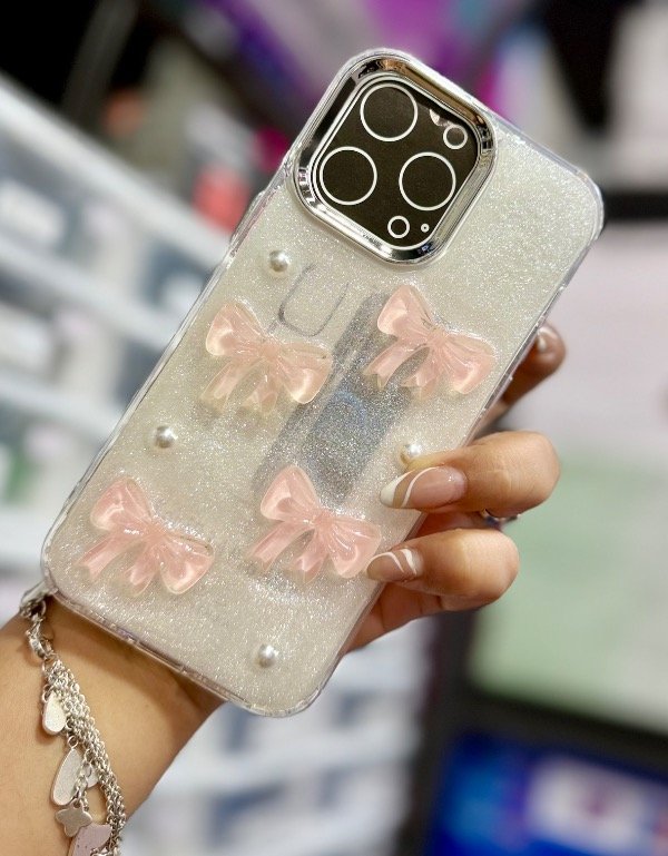 Producto - FUNDA CANDY MOÑO IPHONE 14 PRO MAX