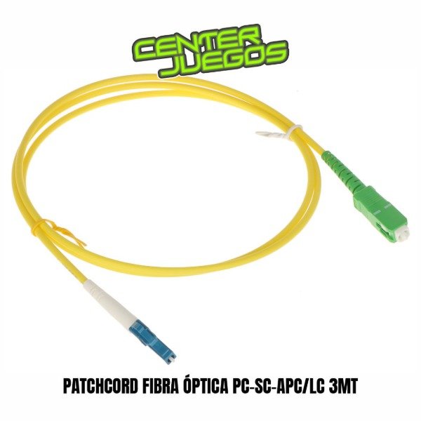 Producto - PATCHCORD FIBRA OPTICA PC-SC-APC-LC 3MT