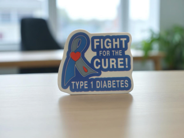 Producto - Stickers Dbt1 "Luchar por la Cura! - Diabetes Tipo 1"