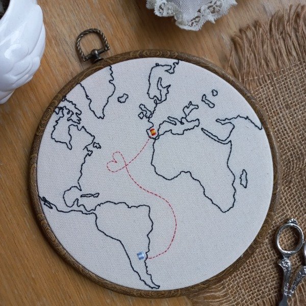 Producto - MAPA ARGENTINA Y ESPAÑA - 6