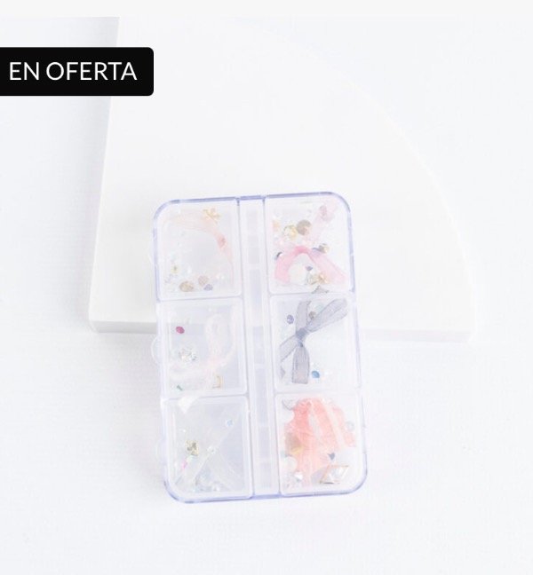 Producto - deco moños y mix de caviares y strass